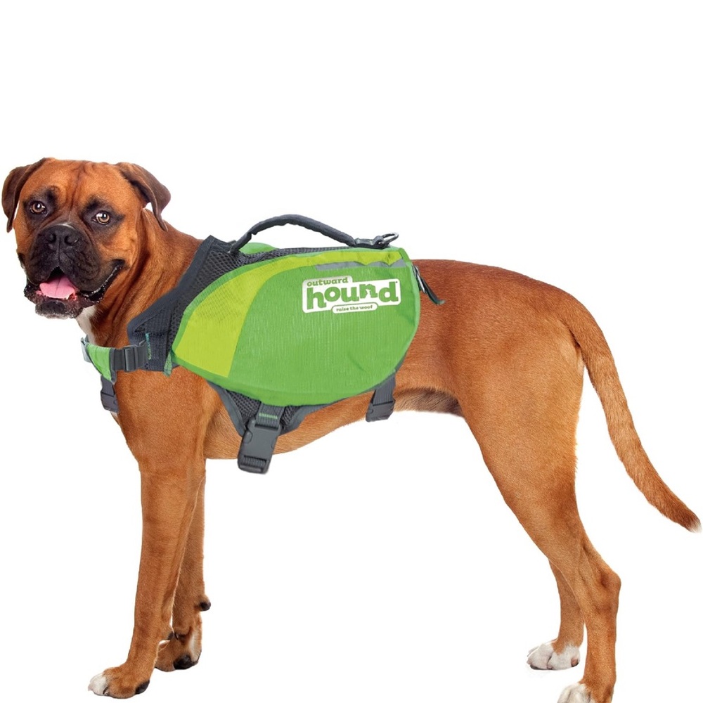 Outward Hound Vibrant Green Dog Backpack